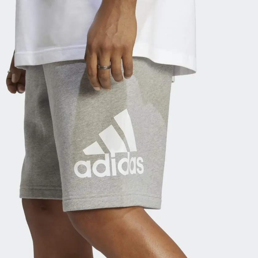 ADIDAS MEN'S ESSENTIALS BIG LOGO FT GREY SHORTS