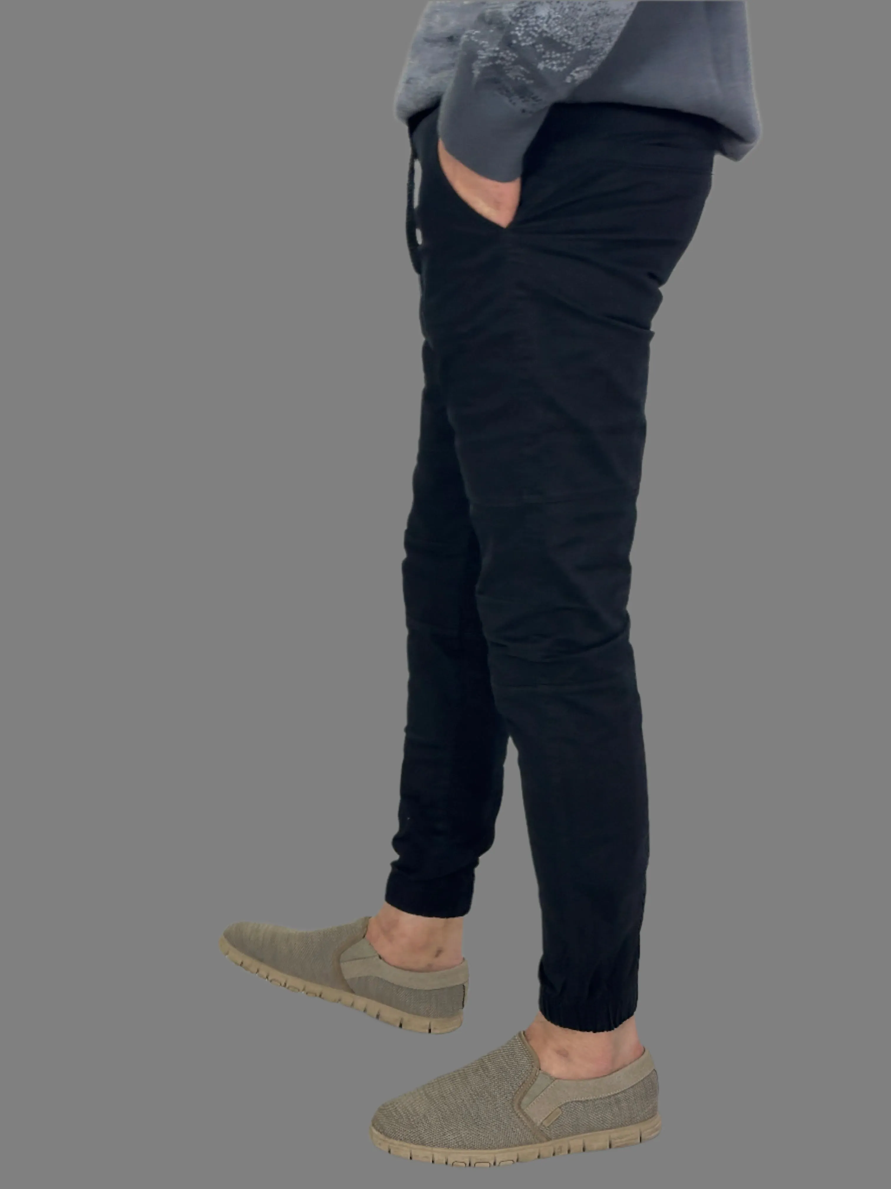 Gabardine Jogger Pants