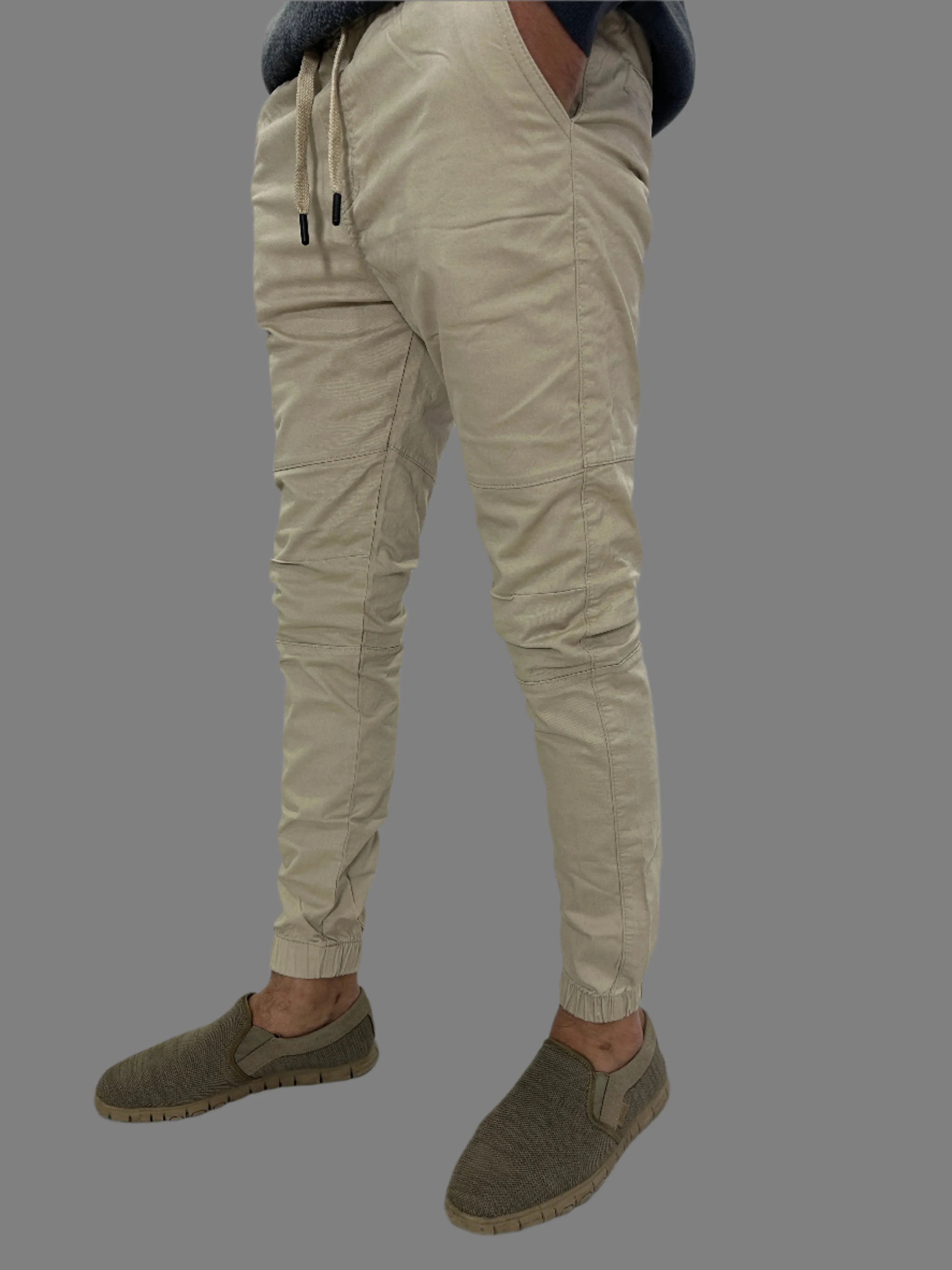 Gabardine Jogger Pants