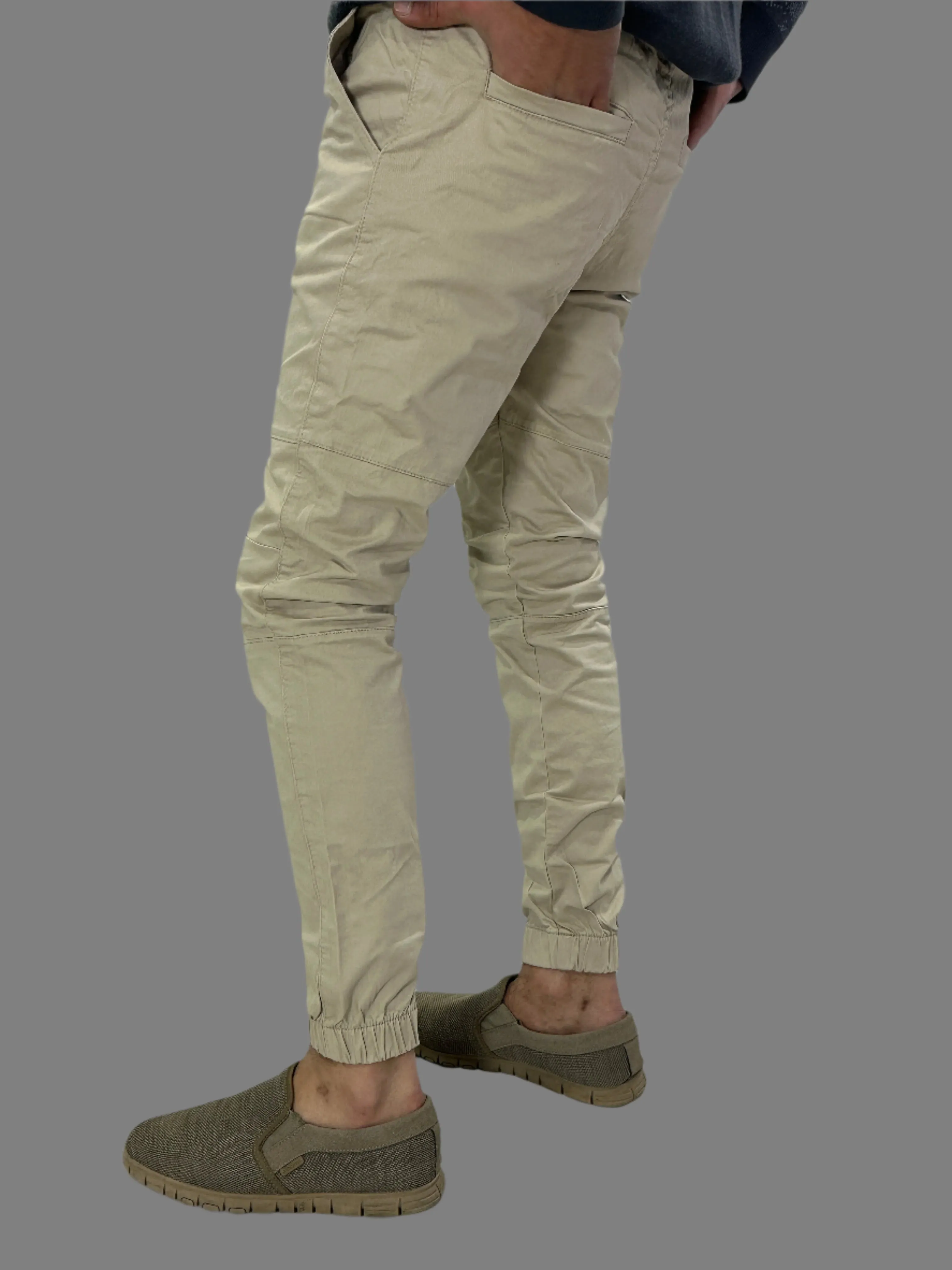 Gabardine Jogger Pants