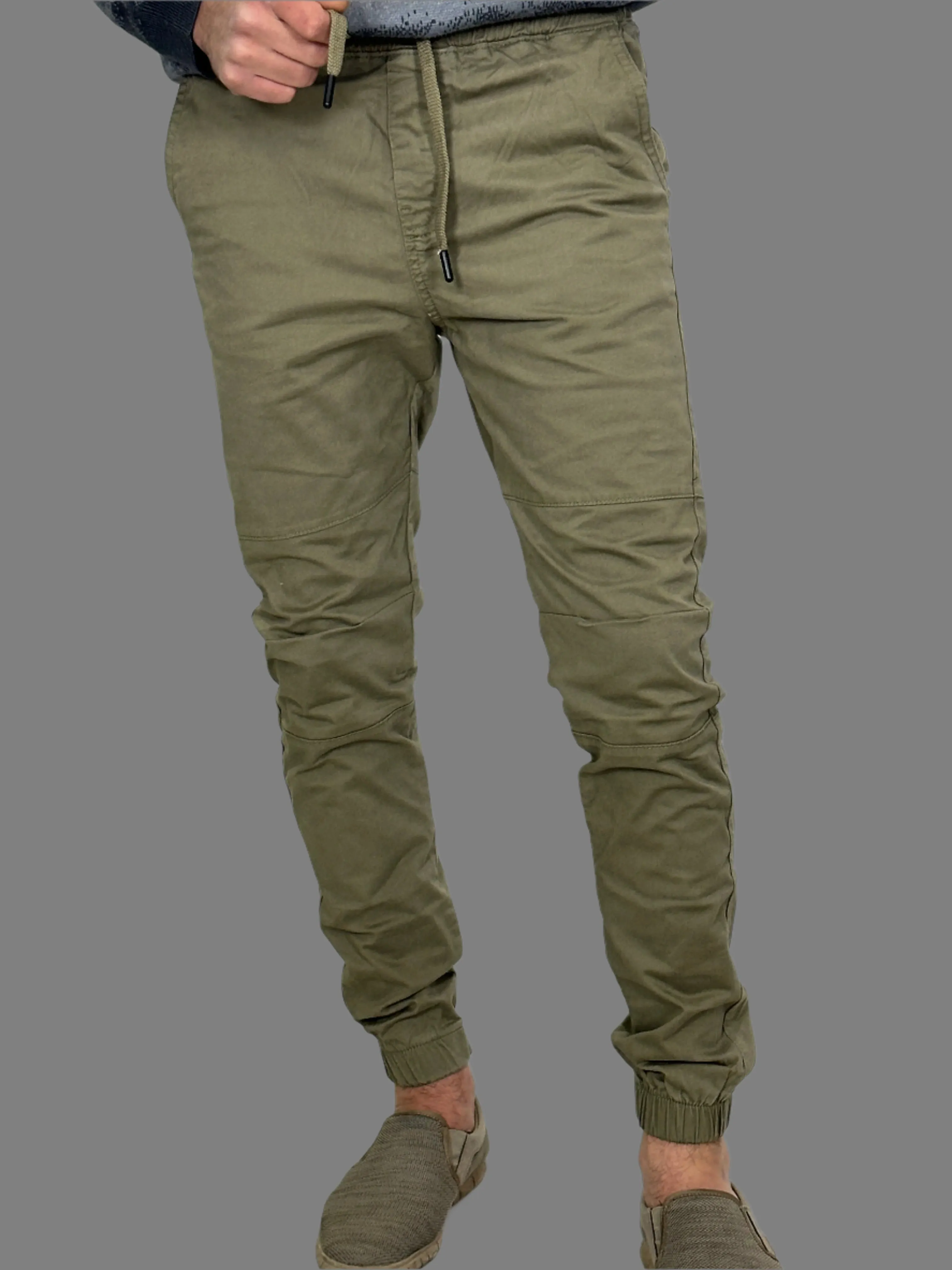 Gabardine Jogger Pants