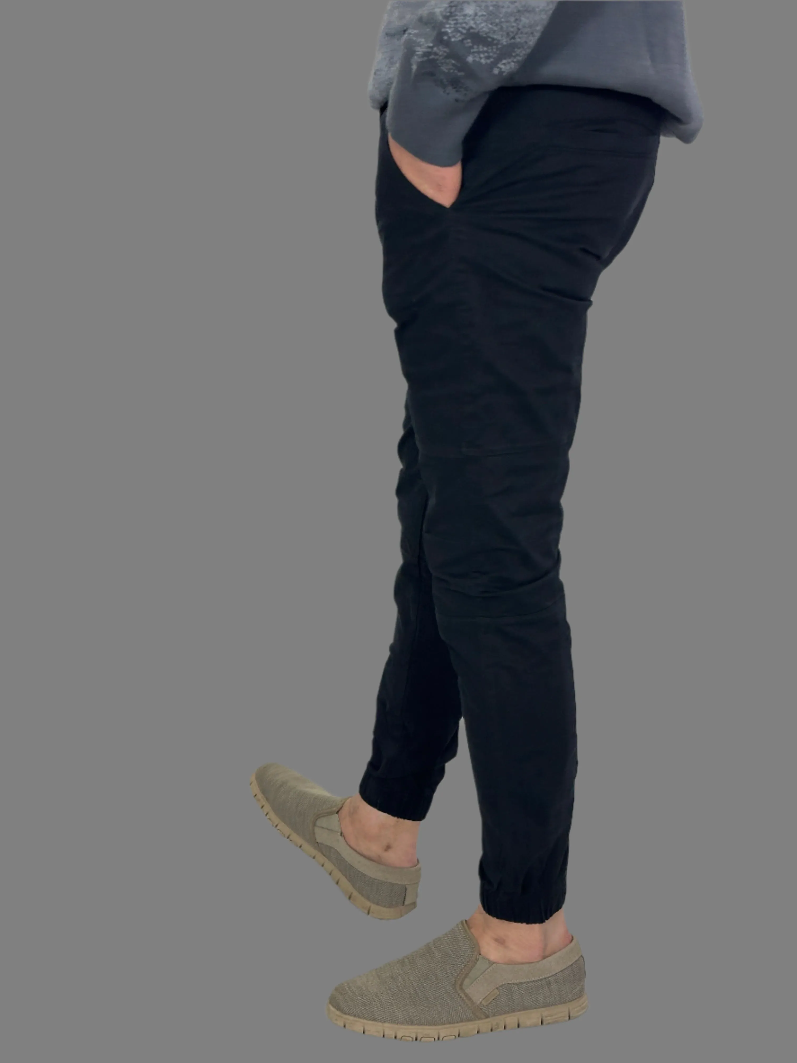 Gabardine Jogger Pants