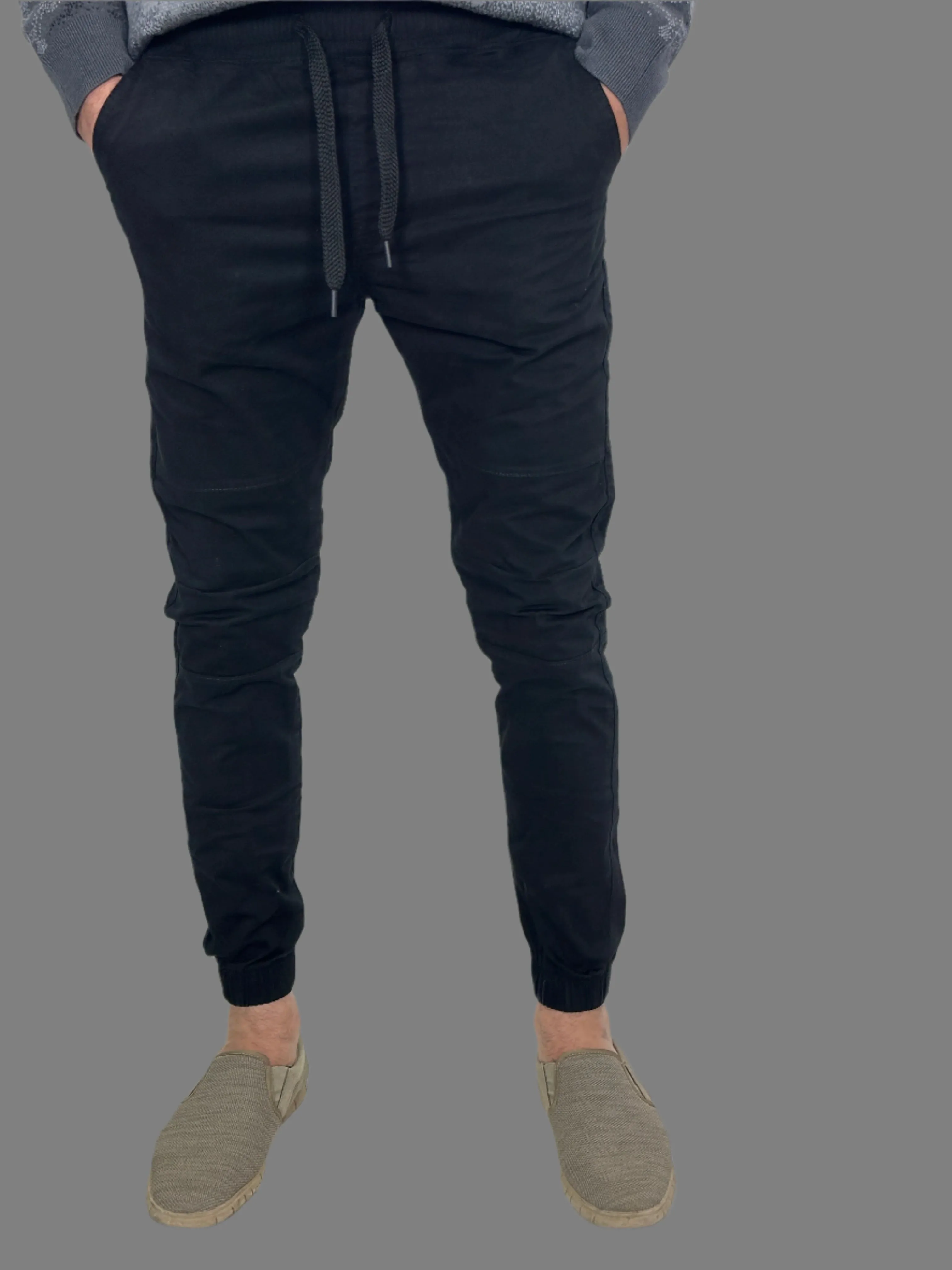 Gabardine Jogger Pants