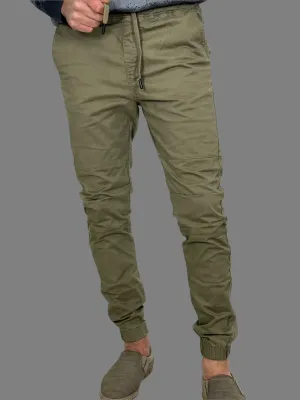 Gabardine Jogger Pants