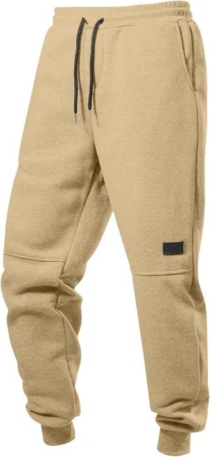 Joggers for Men Baggy Drawstring Waist Tapered Athletic Sweatpants with Pockets Casual Workout Active Running Pants
