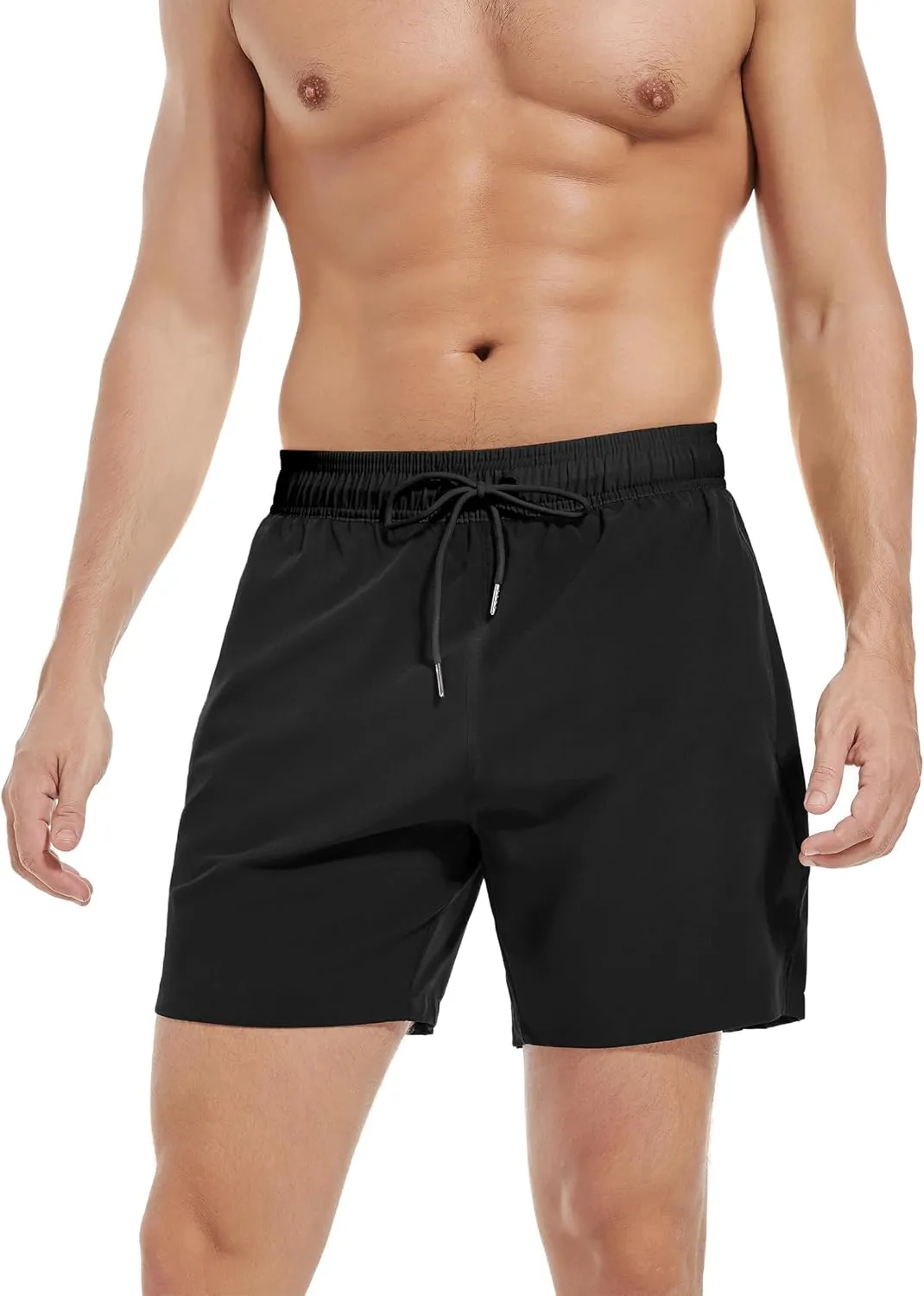 Men's Gym Shorts 5 Inch Lightweight Athletic Quick Dry Workout 2 in 1 Shorts Mesh Running Athletic Shorts Hiking