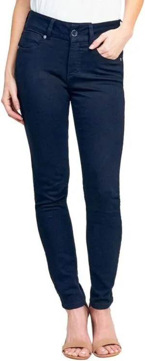 Seven7 Jeans Tummyless Skinny Jeans in Black Black 4