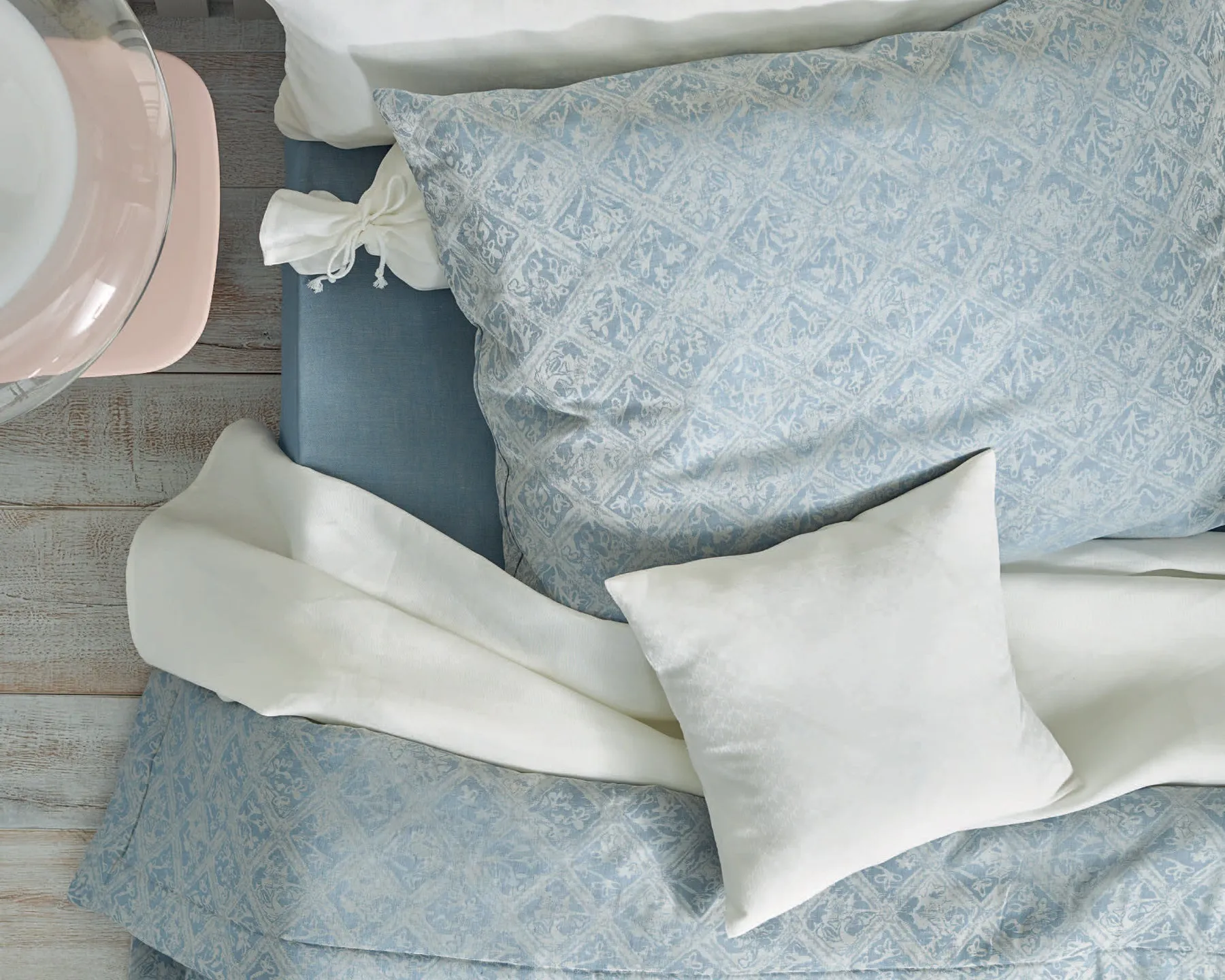 Valdera | Tailored Bedskirt Panels with Pins