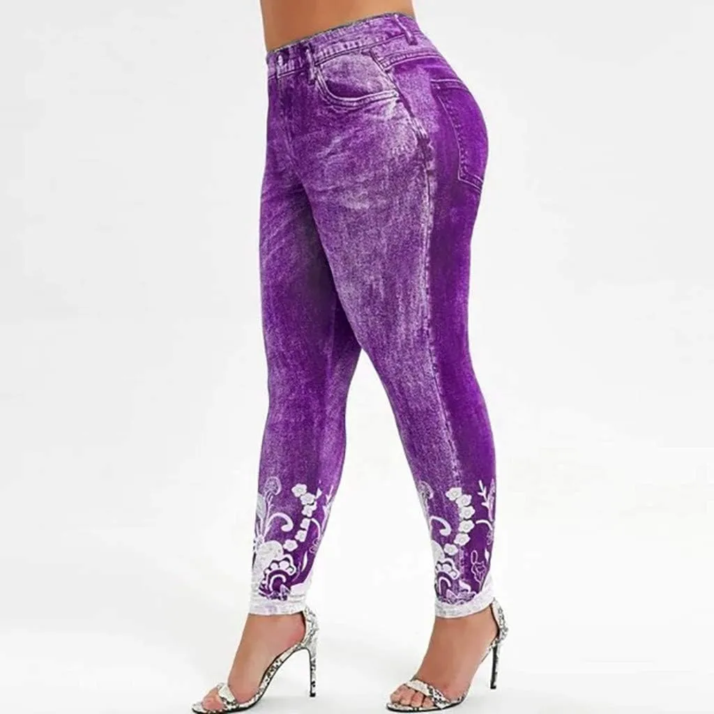 Womens Classic Skinny Jeans Fashion High Rise Pull On Skinny Leg Slimming Fitted Denim Ankle Jeans Pants