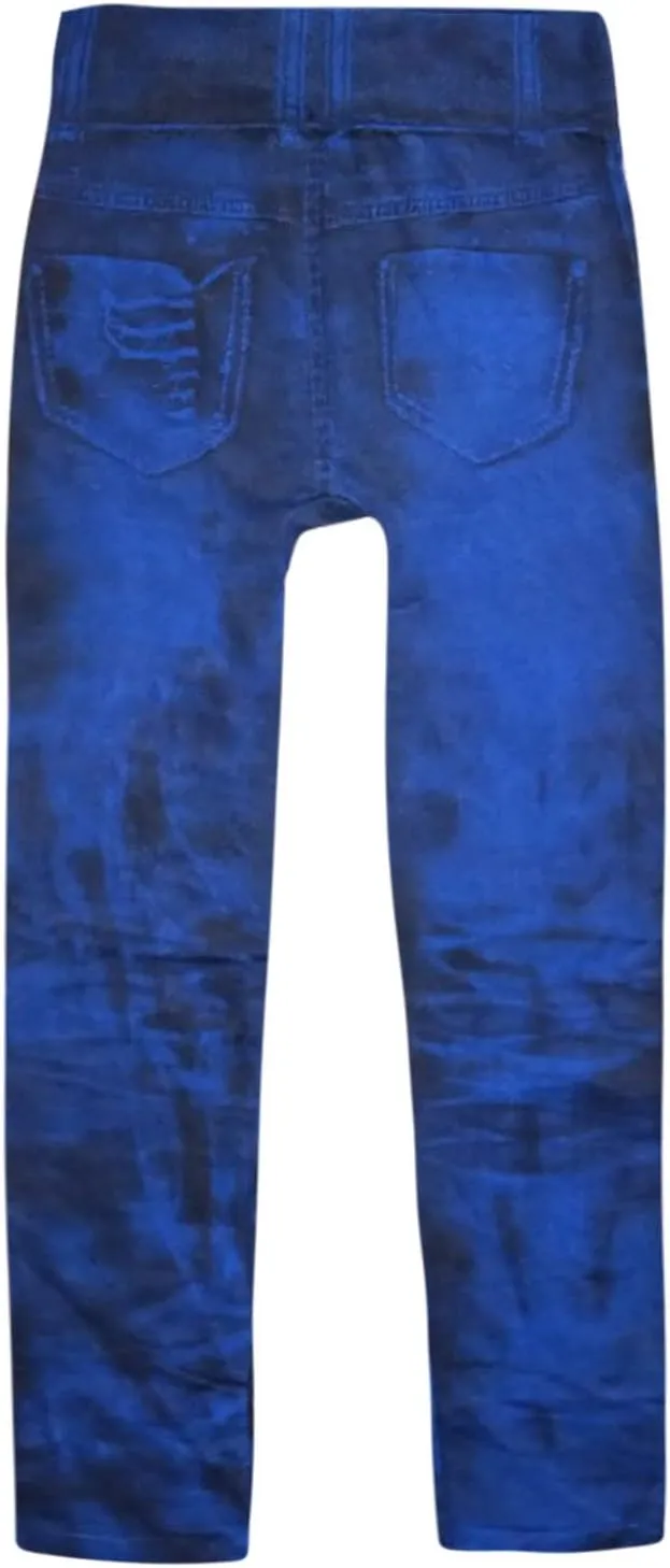 Women's High Waist Skinny Ripped Jeans Tie Dye High-Rise Distressed Denim Pants Stretchy Butt Lift Denim Leggings